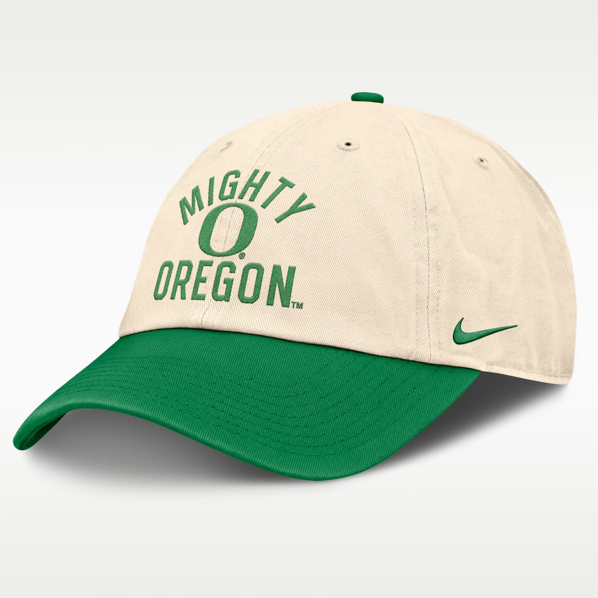 Oregon Primetime 2-Tone Club Men's Nike College Adjustable Hat