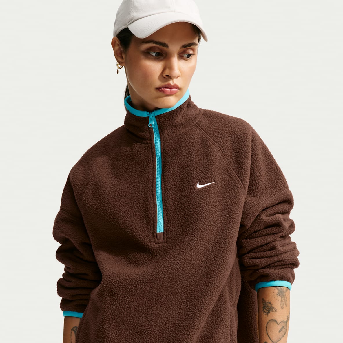 Nike Sportswear Sudadera de tejido Fleece oversized para mujer
