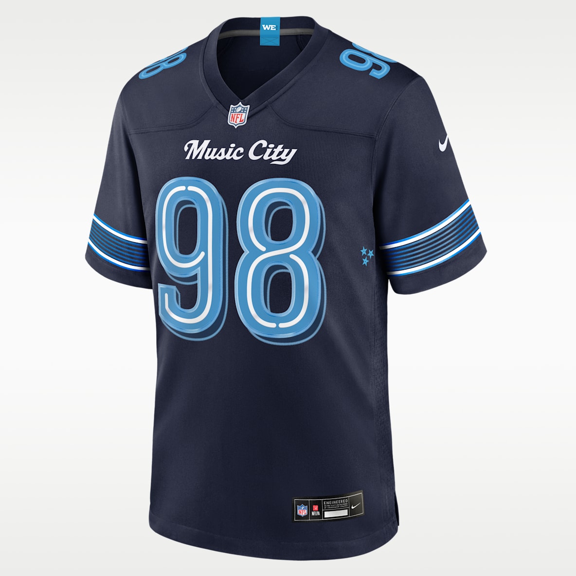 Jeffery Simmons Tennessee Titans Rivalries Collection Men's Nike NFL Game Jersey