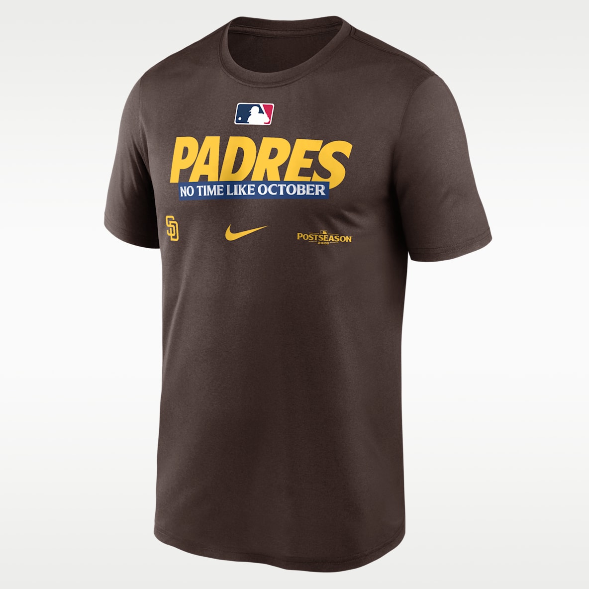 San Diego Padres 2026 Postseason Authentic Collection Legend Men's Nike Dri-FIT MLB T-Shirt