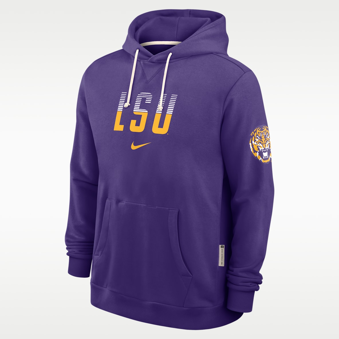 LSU Sideline Standard Issue Men's Nike Dri-FIT College Pullover Hoodie