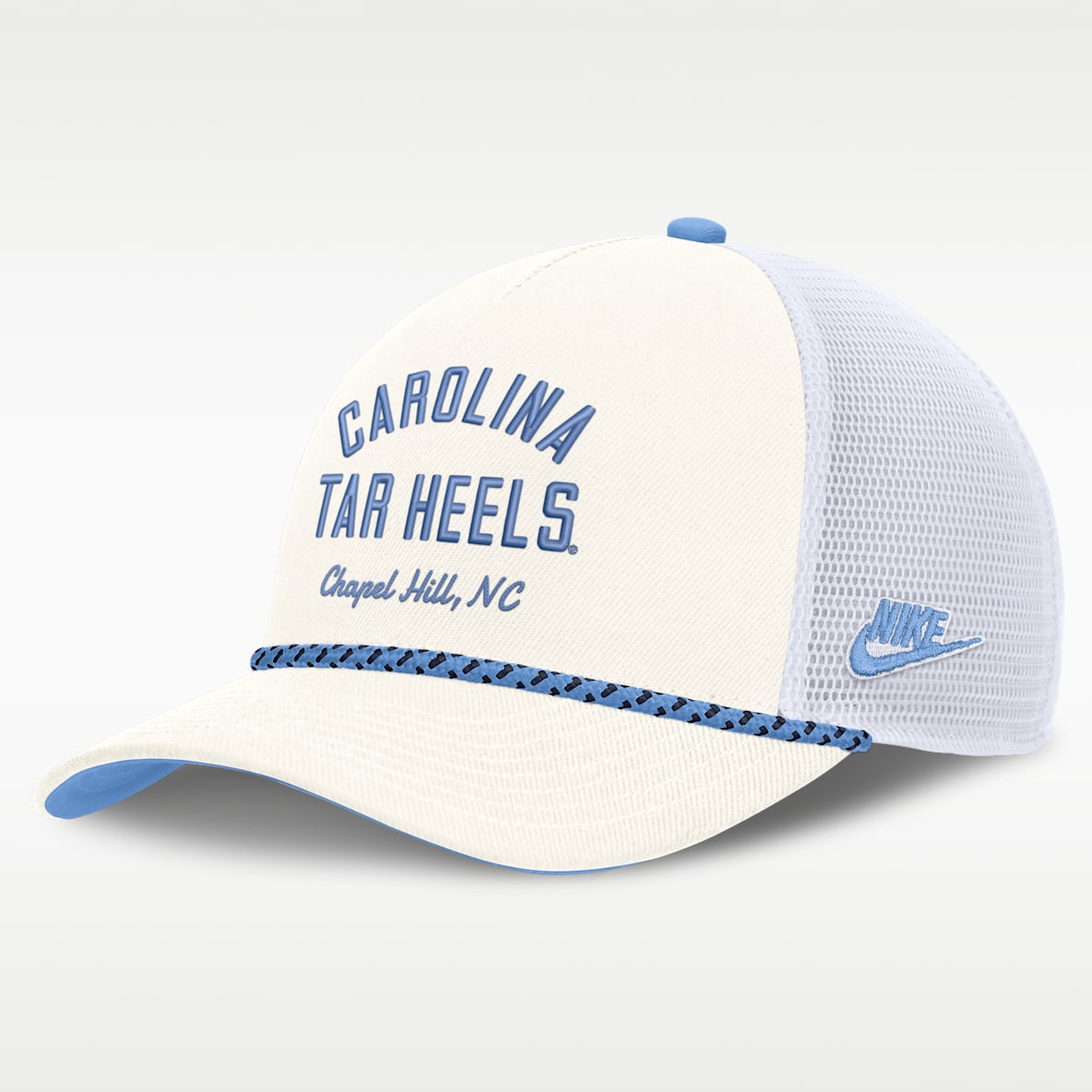 North Carolina Denim Men's Nike College Trucker Adjustable Hat