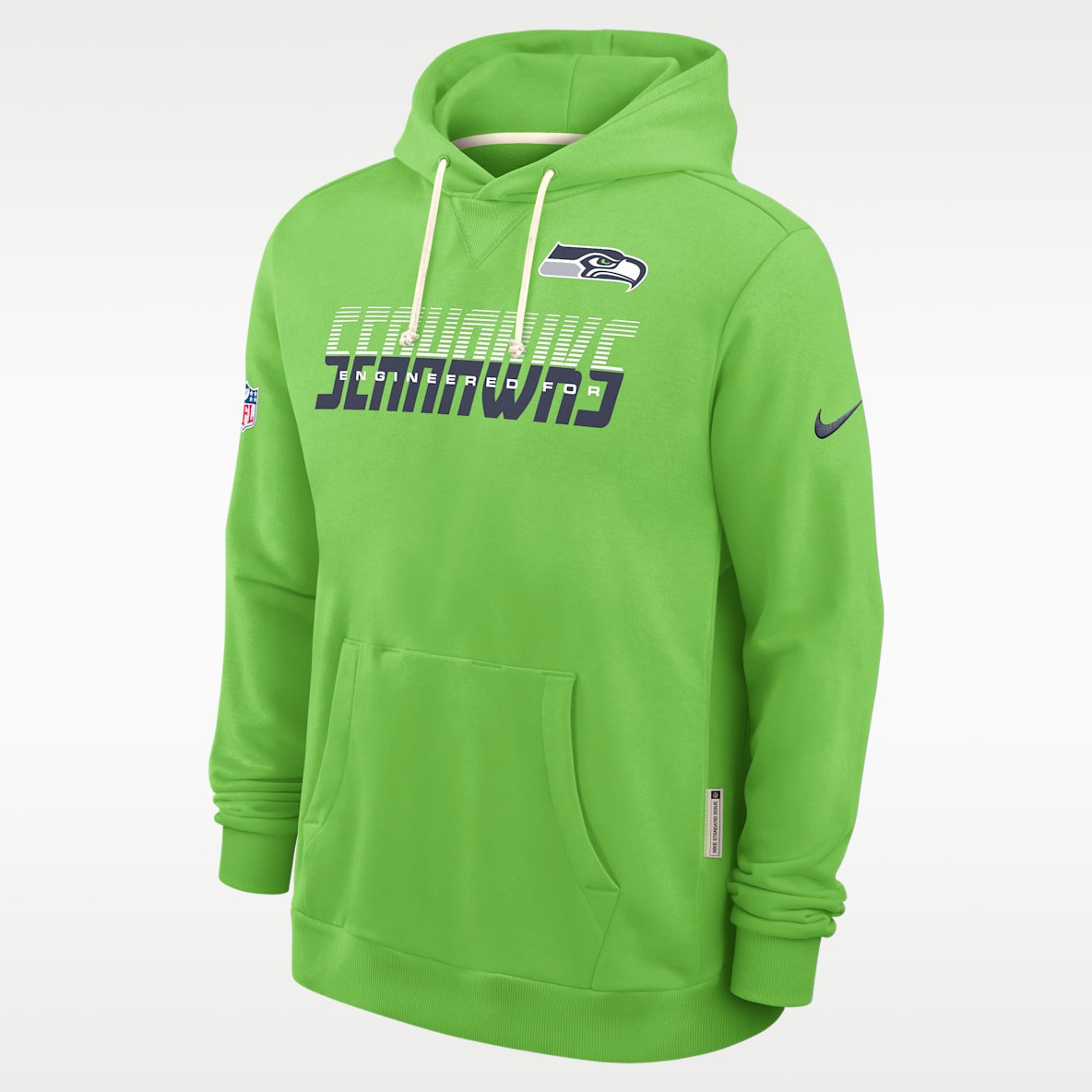 Seattle Seahawks Sideline Standard Issue Men's Nike Dri-FIT NFL Pullover Hoodie