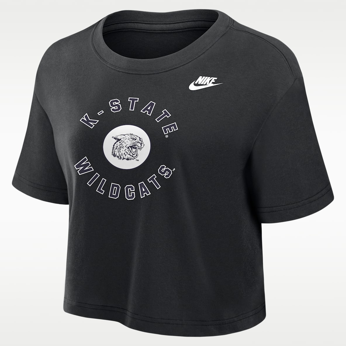 Kansas State Wildcats Women's Nike Dri-FIT Cropped T-Shirt
