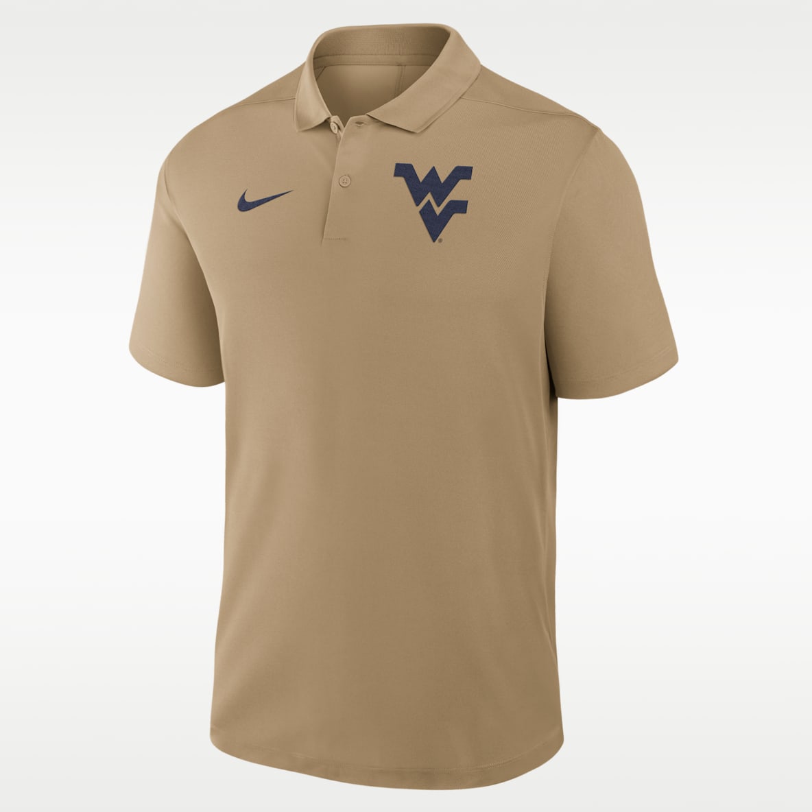 West Virginia Primetime Victory Primary Logo Men's Nike Dri-FIT College Polo