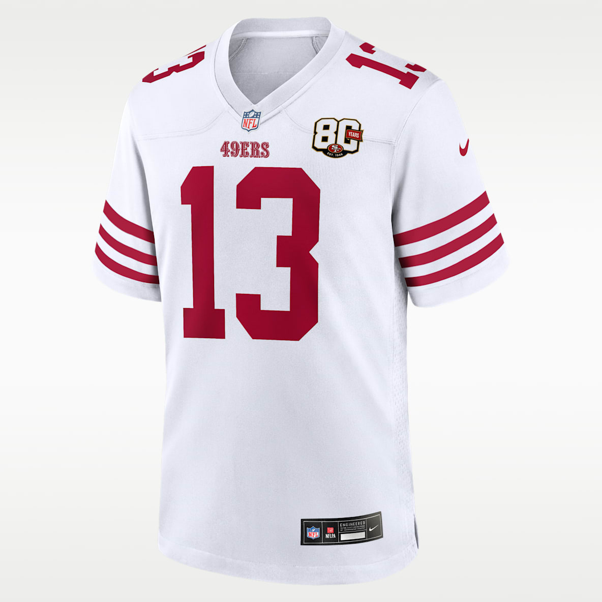 Brock Purdy San Francisco 49ers 80th Anniversary Men's Nike NFL Game Jersey