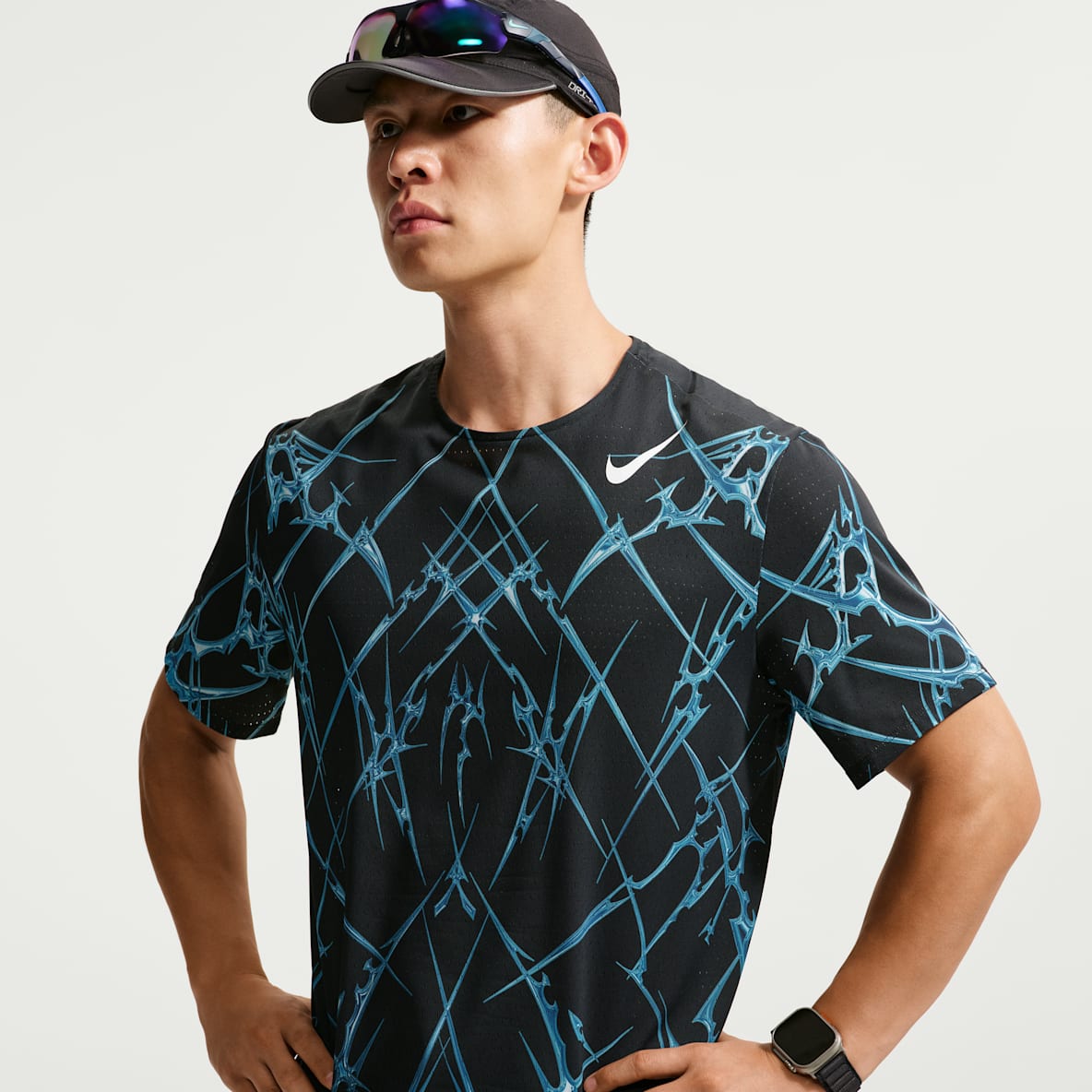 Nike AeroSwift Men's Dri-FIT ADV Printed Short-Sleeve Running Top