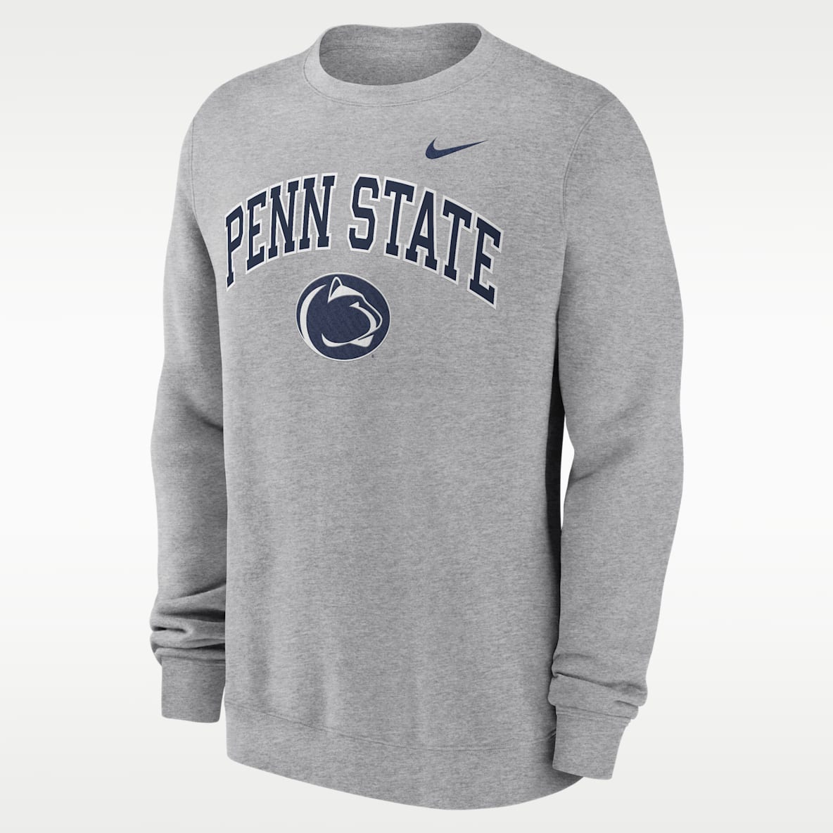 Penn State Arch Sudadera de cuello redondo sin cierre universitaria Nike para hombre