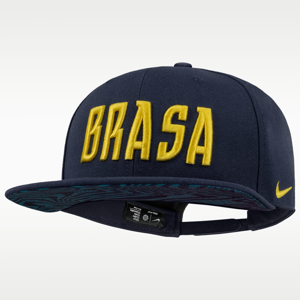 Brasil Men's Nike Pro Snapback Hat