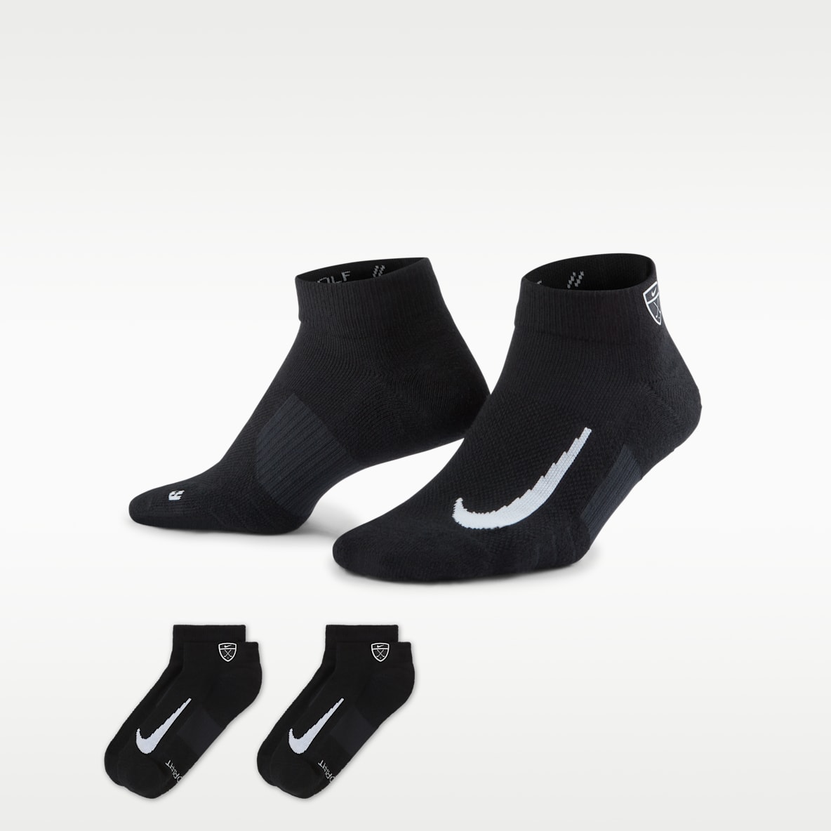 Nike Multiplier Low Calcetines cortos de golf (2 pares)