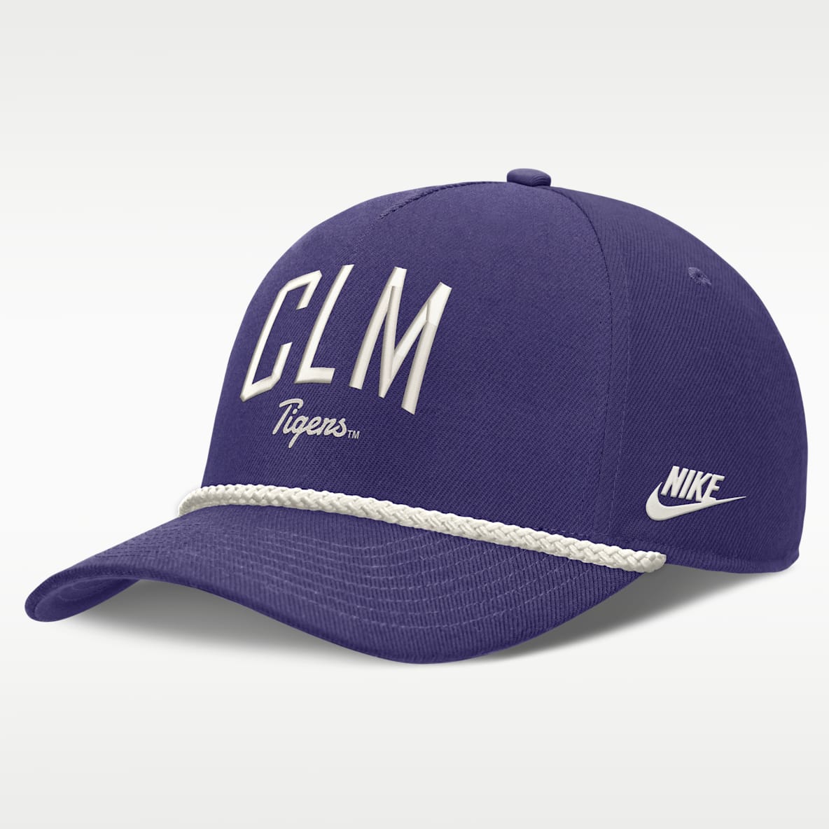 Clemson Legacy Letter Rise Men's Nike Dri-FIT College A-Frame Adjustable Hat