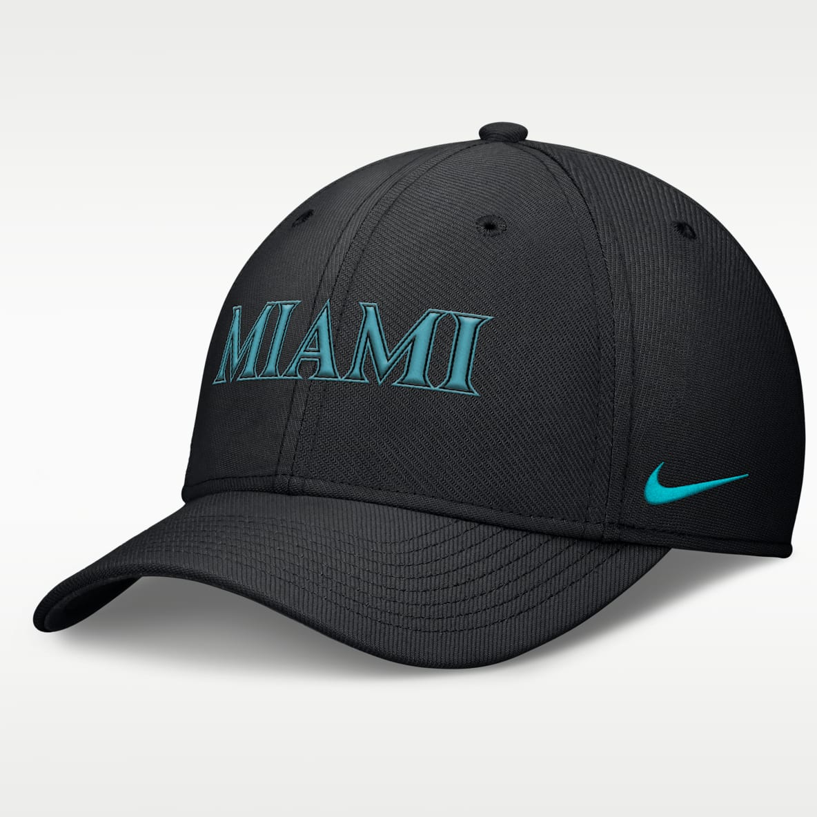 Miami Marlins City Connect Rise Swoosh Men's Nike Dri-FIT MLB Hat