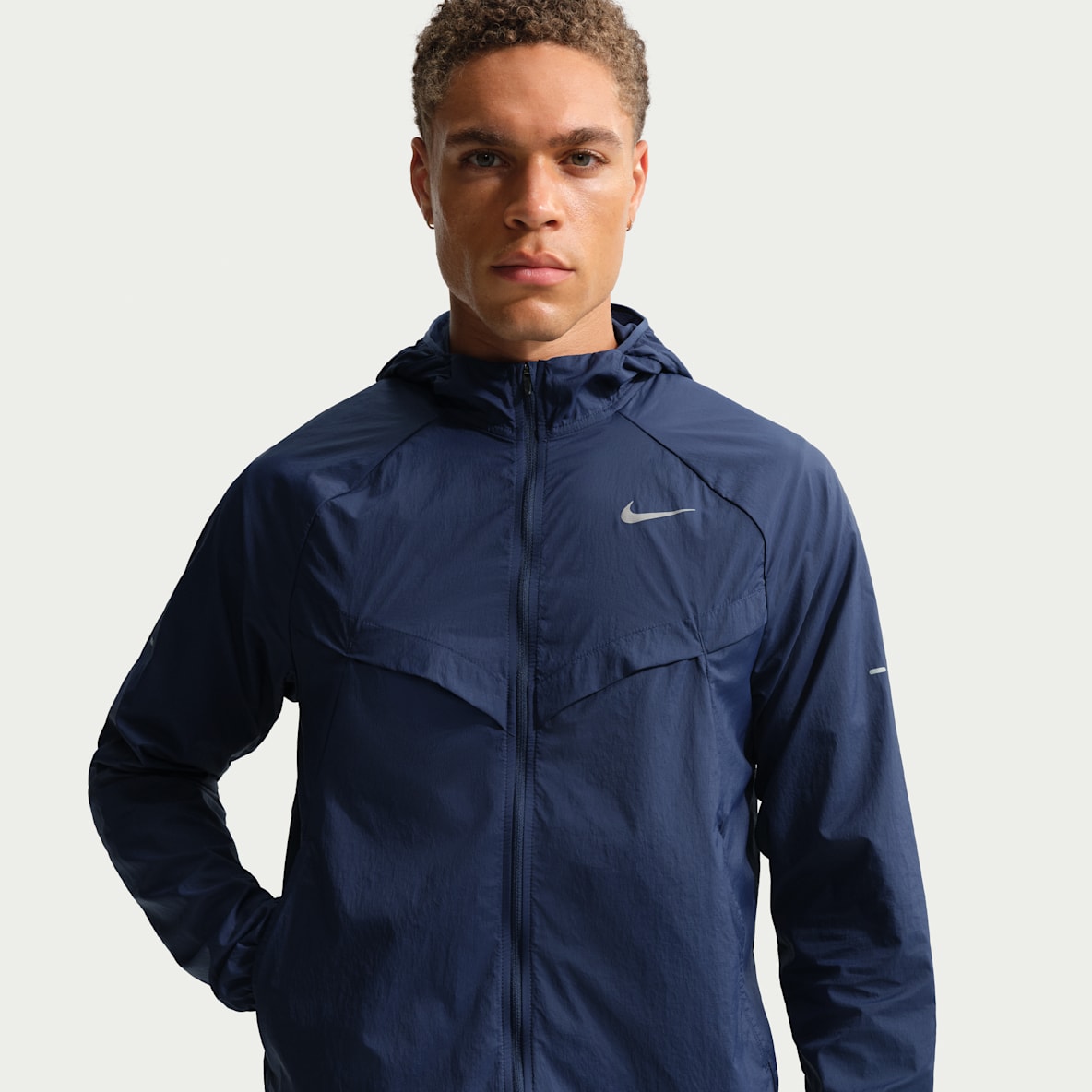 Nike Stride Repel UV-løbejakke til mænd
