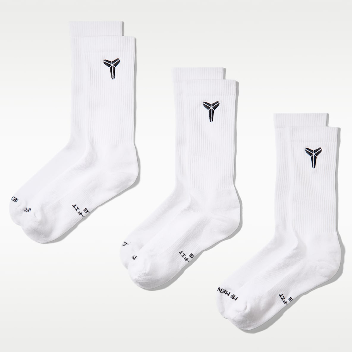 Nike Everyday Elevated "Kobe" Crew Socks (3 Pairs)