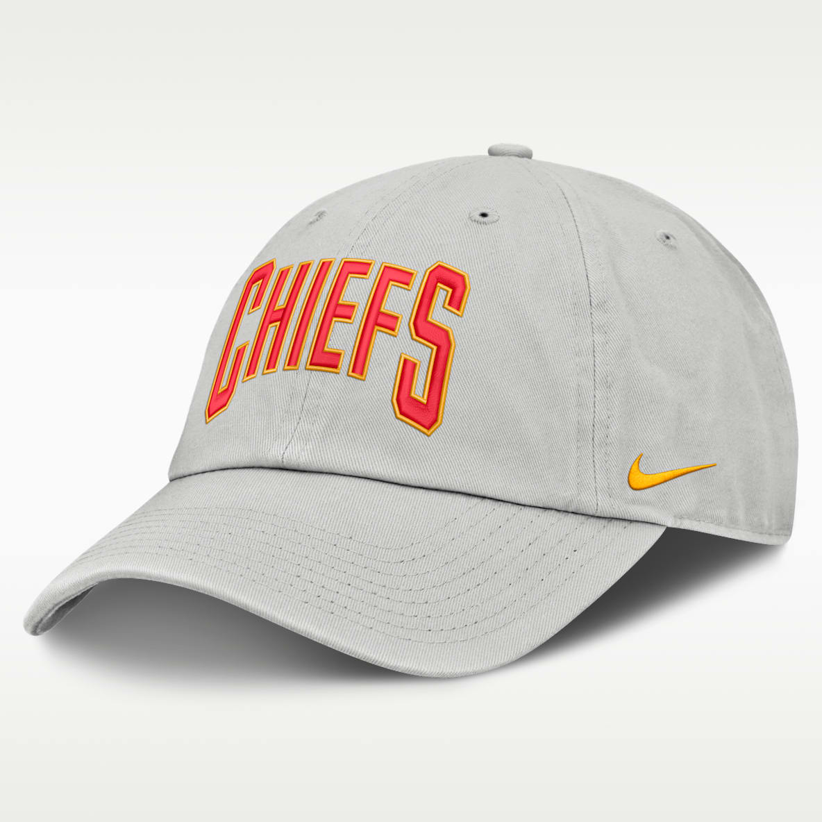 Kansas City Chiefs Primetime Club Arched Gorra ajustable Nike de la NFL para hombre
