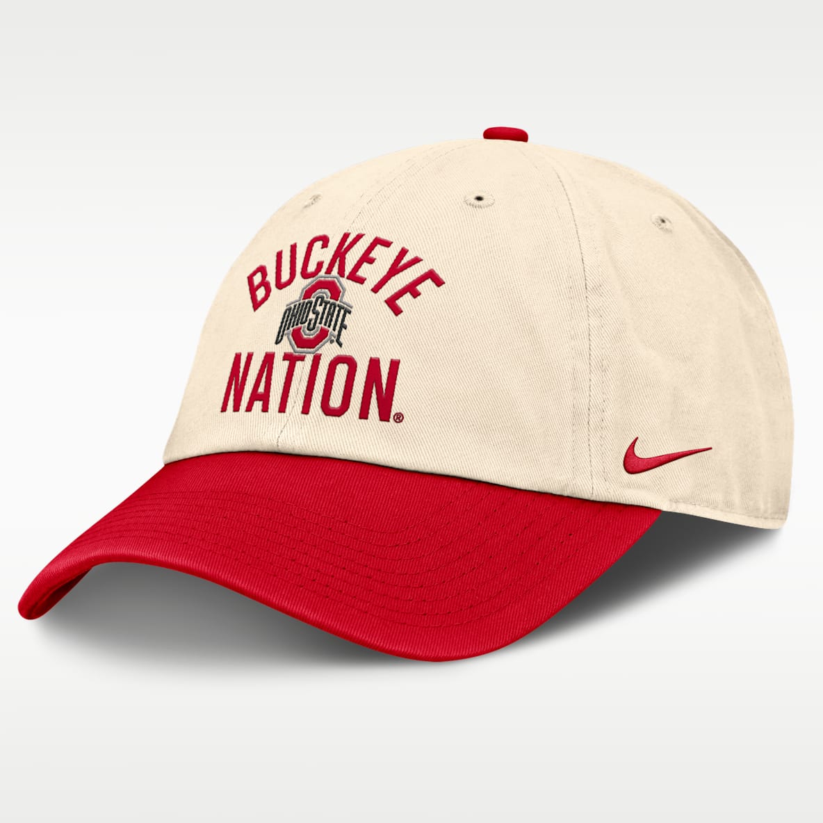 Ohio State Primetime 2-Tone Club Men's Nike College Adjustable Hat