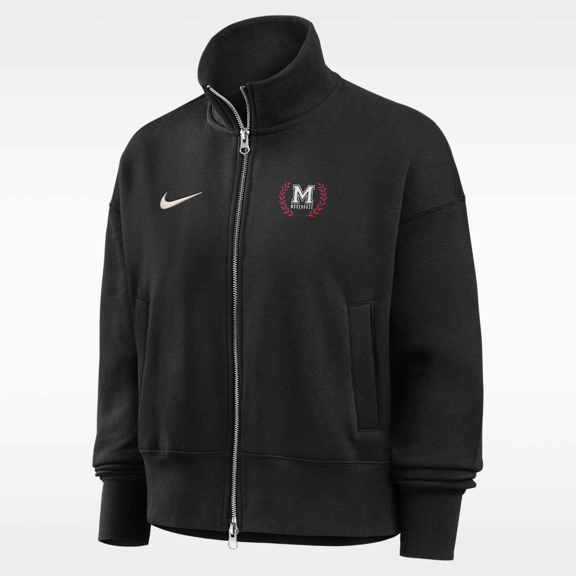 Nike College (Morehouse College) Chamarra deportiva de tejido Fleece Nike Phoenix para mujer