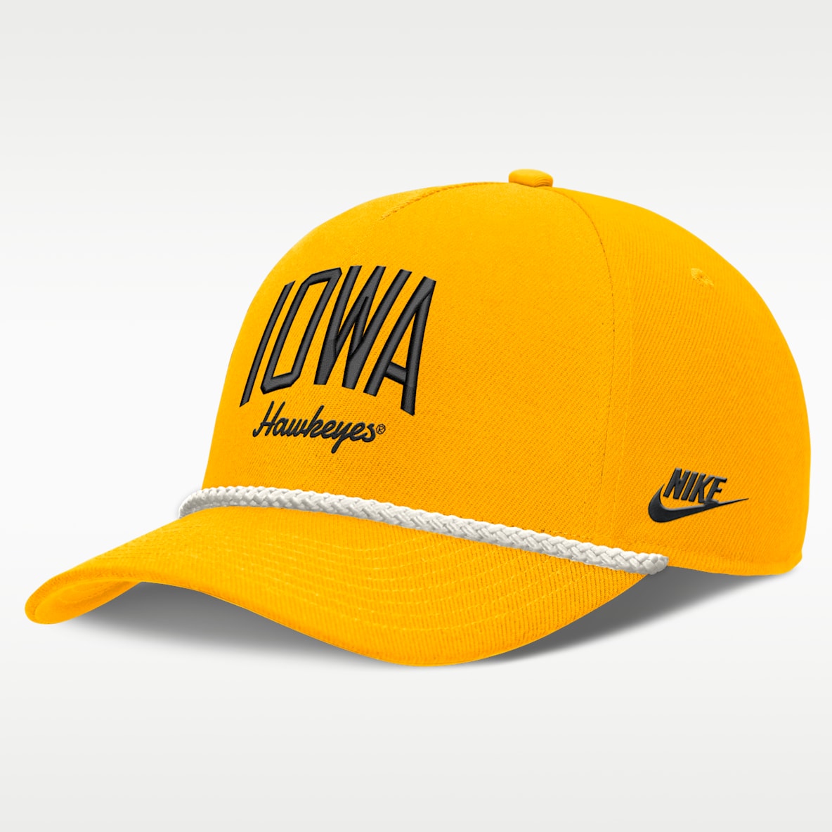 Iowa Legacy Letter Rise Men's Nike Dri-FIT College A-Frame Adjustable Hat