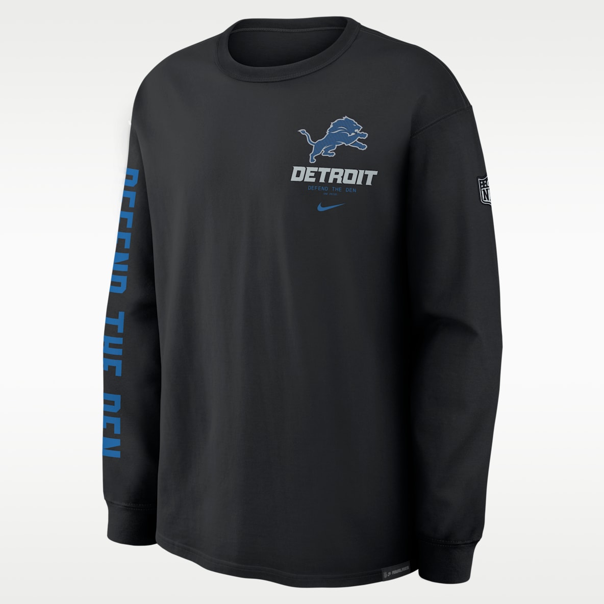 Detroit Lions Rivalries Collection Max90 Men's Nike NFL Long-Sleeve T-Shirt