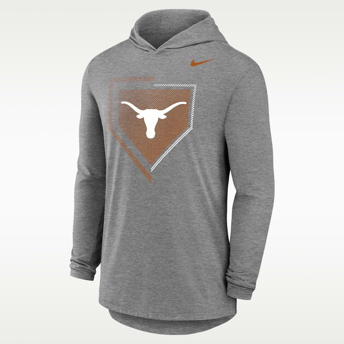 Nike College (Texas Longhorns) Men's Long-Sleeve Hooded Baseball T-Shirt