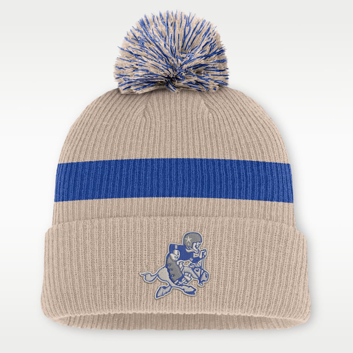 Dallas Cowboys Rewind Peak Men's Nike NFL Cuffed Pom Beanie