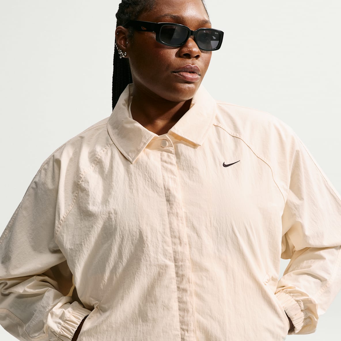 Nike Sportswear Women's Oversized Coaches Jacket (Plus Size)