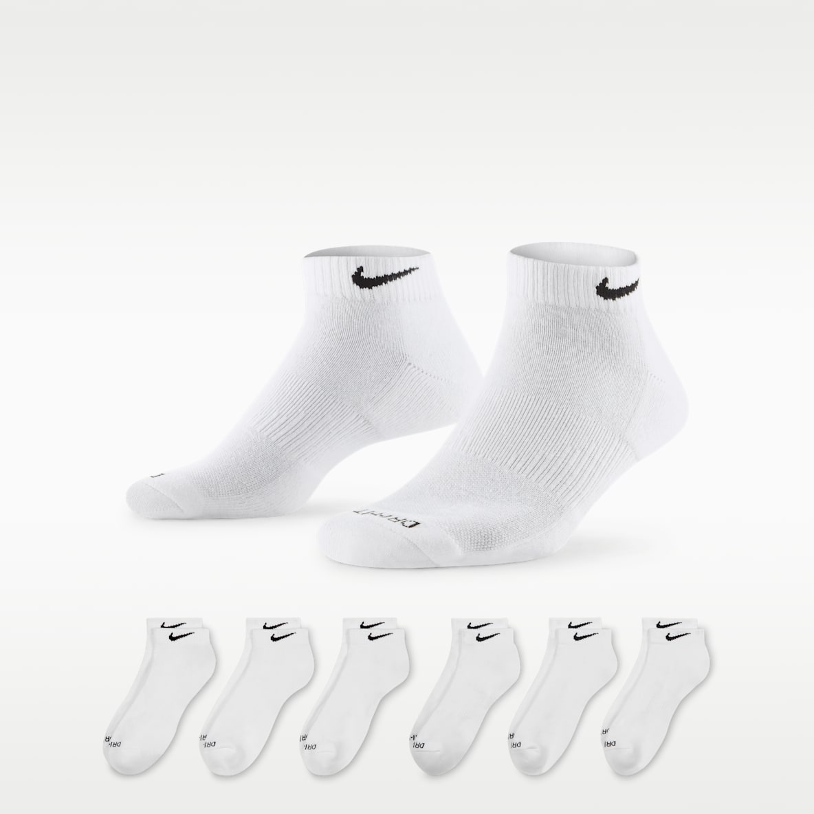 Nike Everyday Plus Cushioned Training Low Socks (6 Pairs)