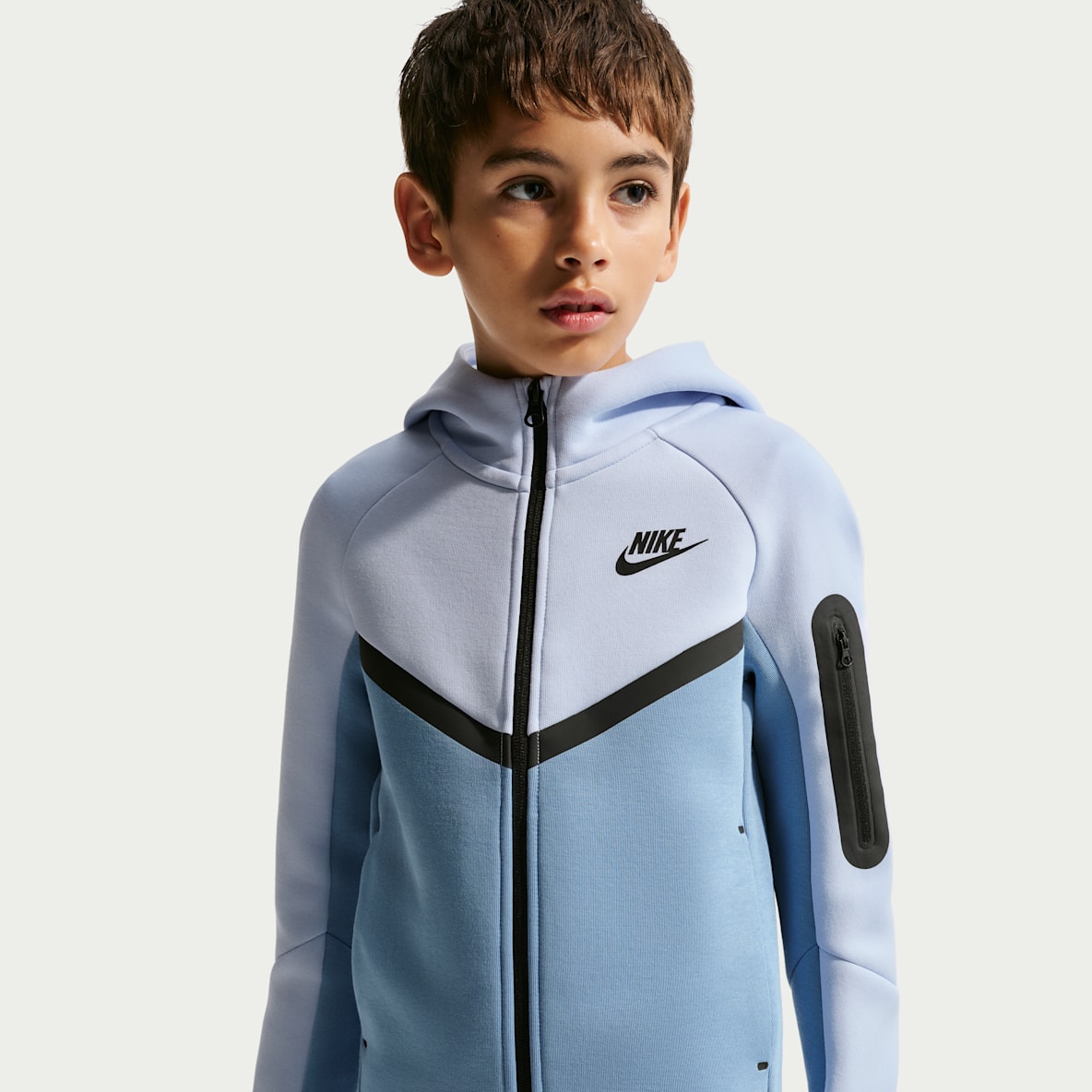 Nike Sportswear Tech Fleece Big Kids' Full-Zip Hoodie