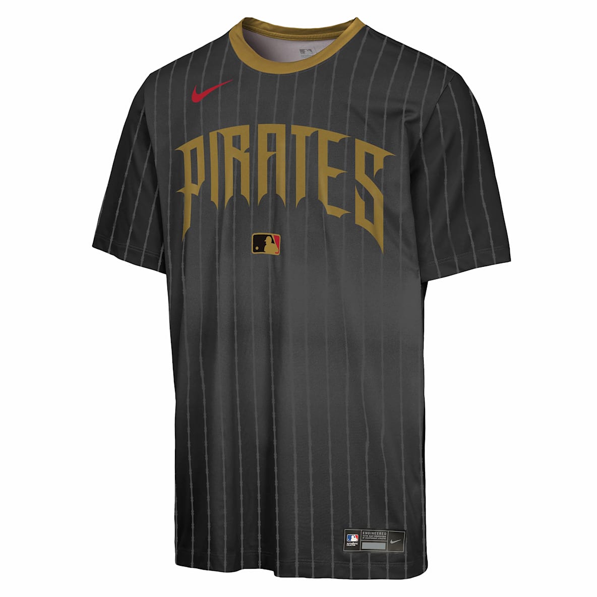 Pittsburgh Pirates Authentic Collection City Connect Velocity Playera Nike Dri-FIT de la MLB para niños talla grande