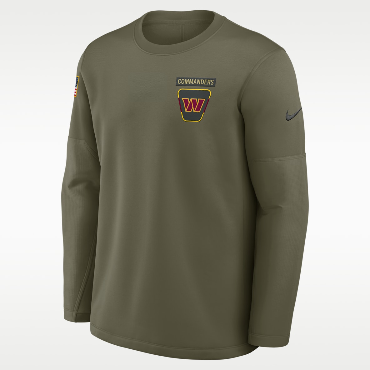 Washington Commanders Salute to Service Sideline Triumphant Win Coach Men's Nike NFL Pullover Crew