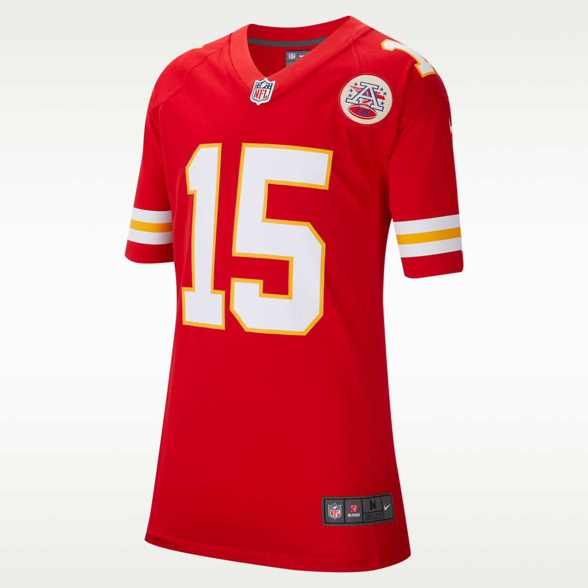 NFL Kansas City Chiefs (Patrick Mahomes) Camiseta de fútbol americano Game para niños talla grande