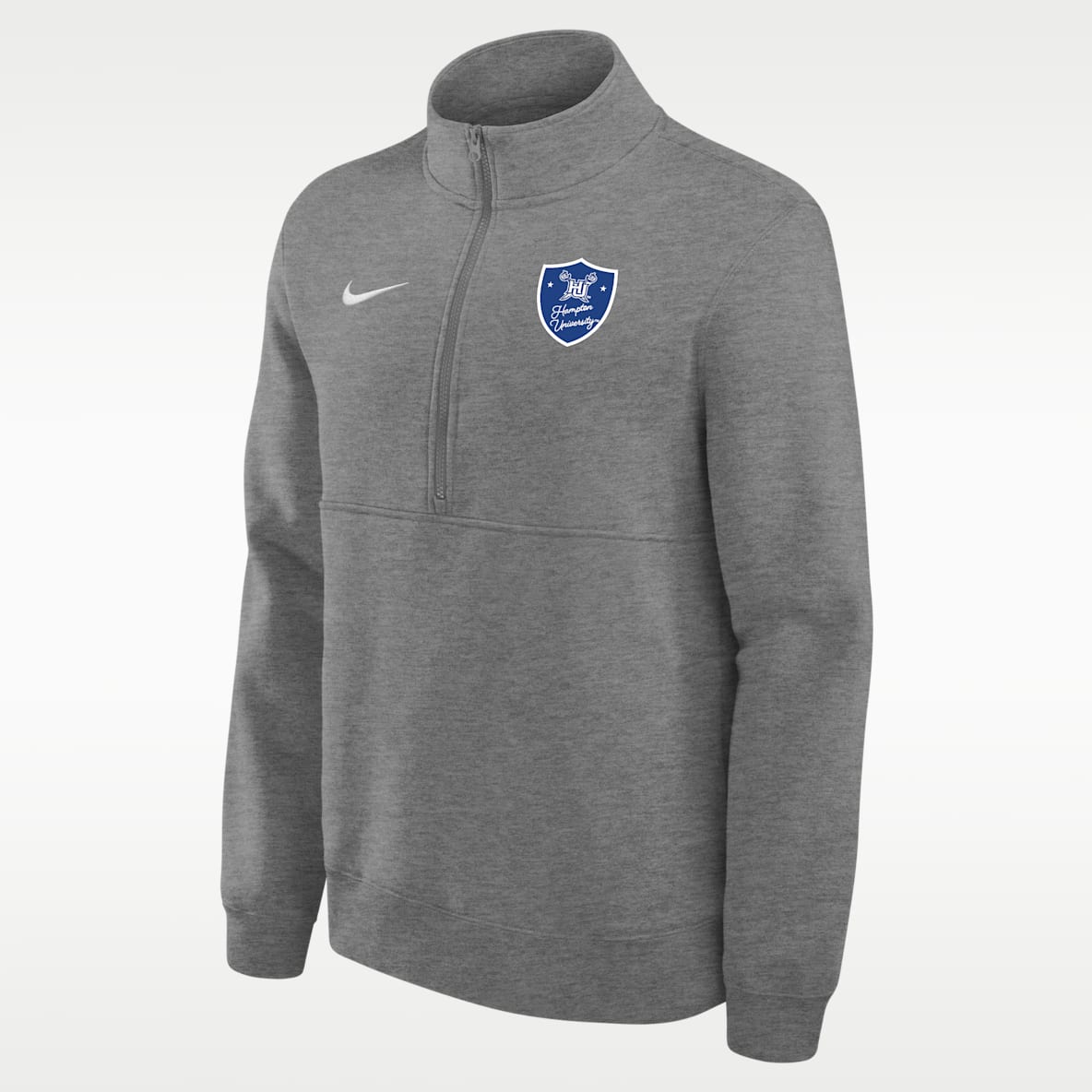 Nike College (Hampton University Men's Club Fleece 1/4-Zip Top
