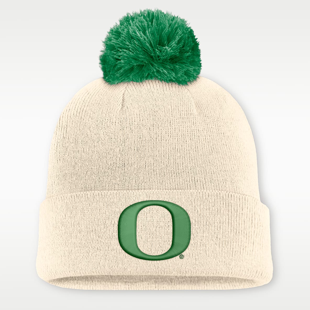 Oregon Campus Prep Script Men's Nike College Cuffed Pom Beanie