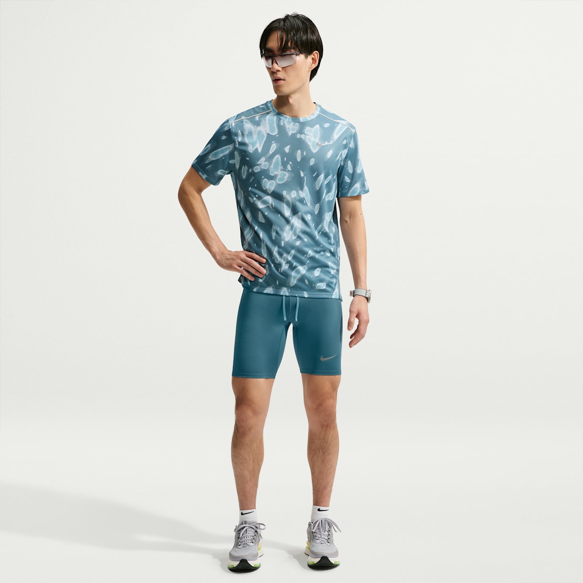 Nike Fast Dri-FIT halblange Lauftights mit Innenslip für Herren