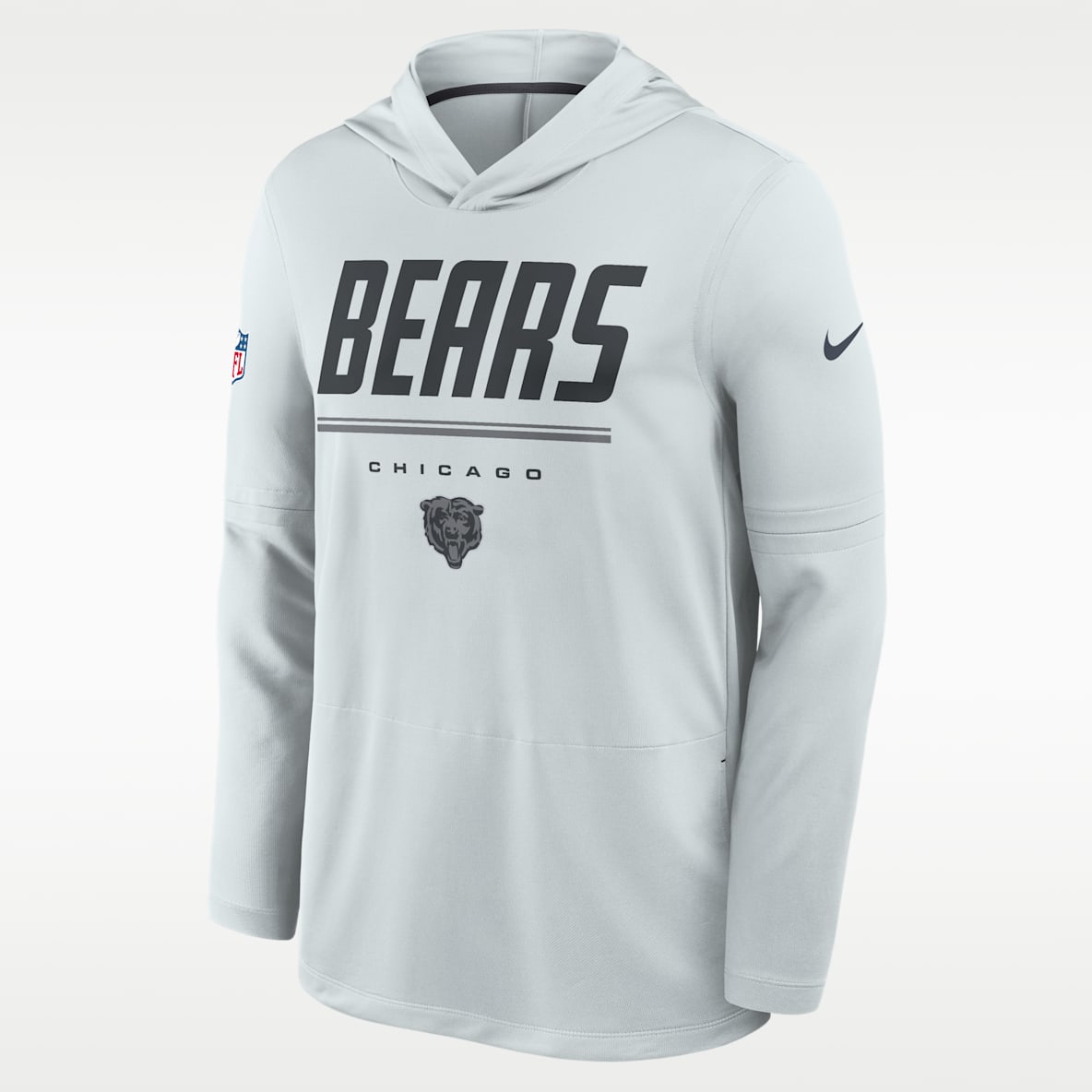 Chicago Bears Sideline Men's Nike Dri-FIT NFL Long-Sleeve Hooded Top