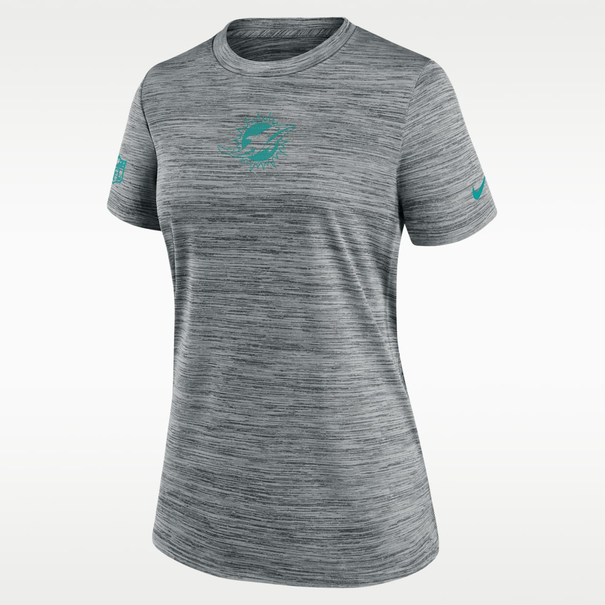 Miami Dolphins Sideline Team Issue Velocity Women's Nike Dri-FIT NFL T-Shirt