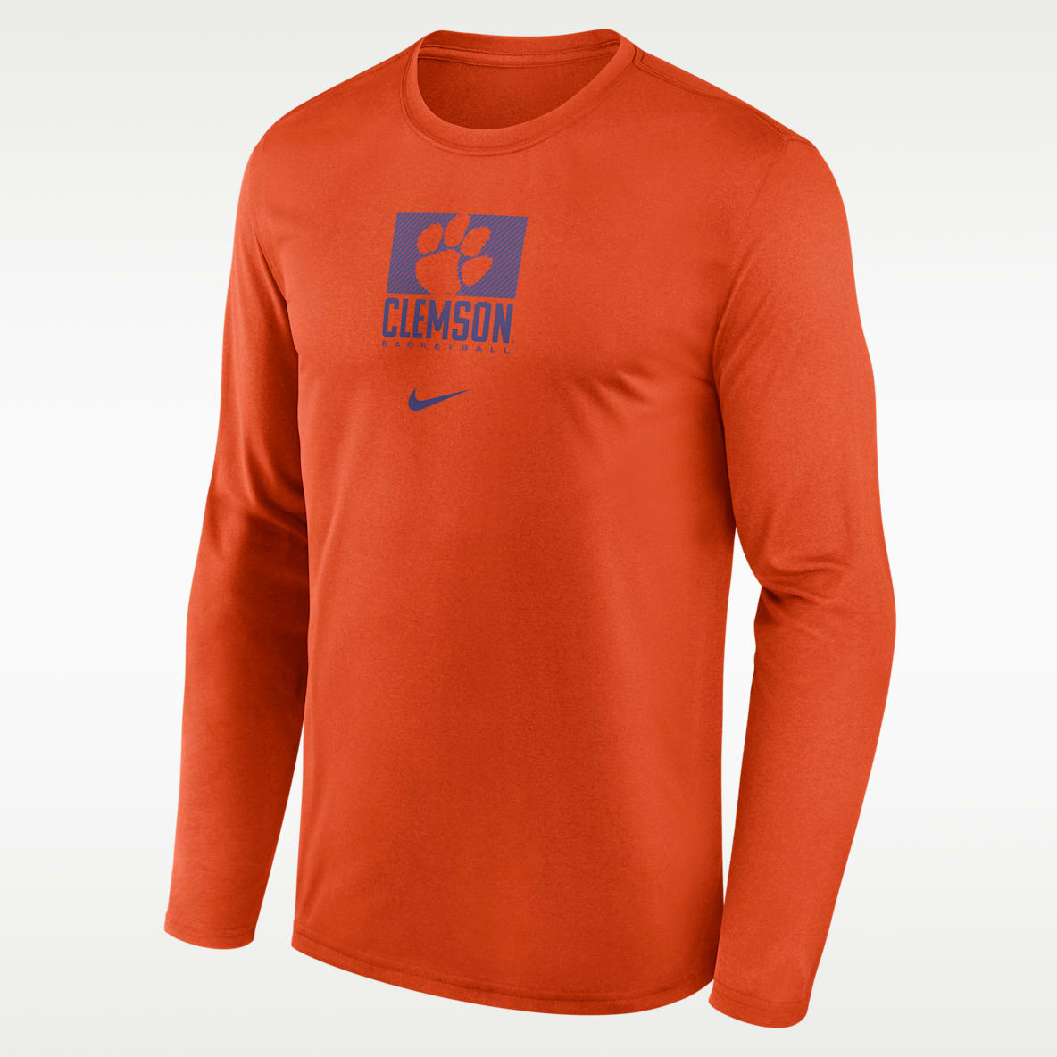 Clemson Courtside Men's Nike Dri-FIT College Long-Sleeve T-Shirt