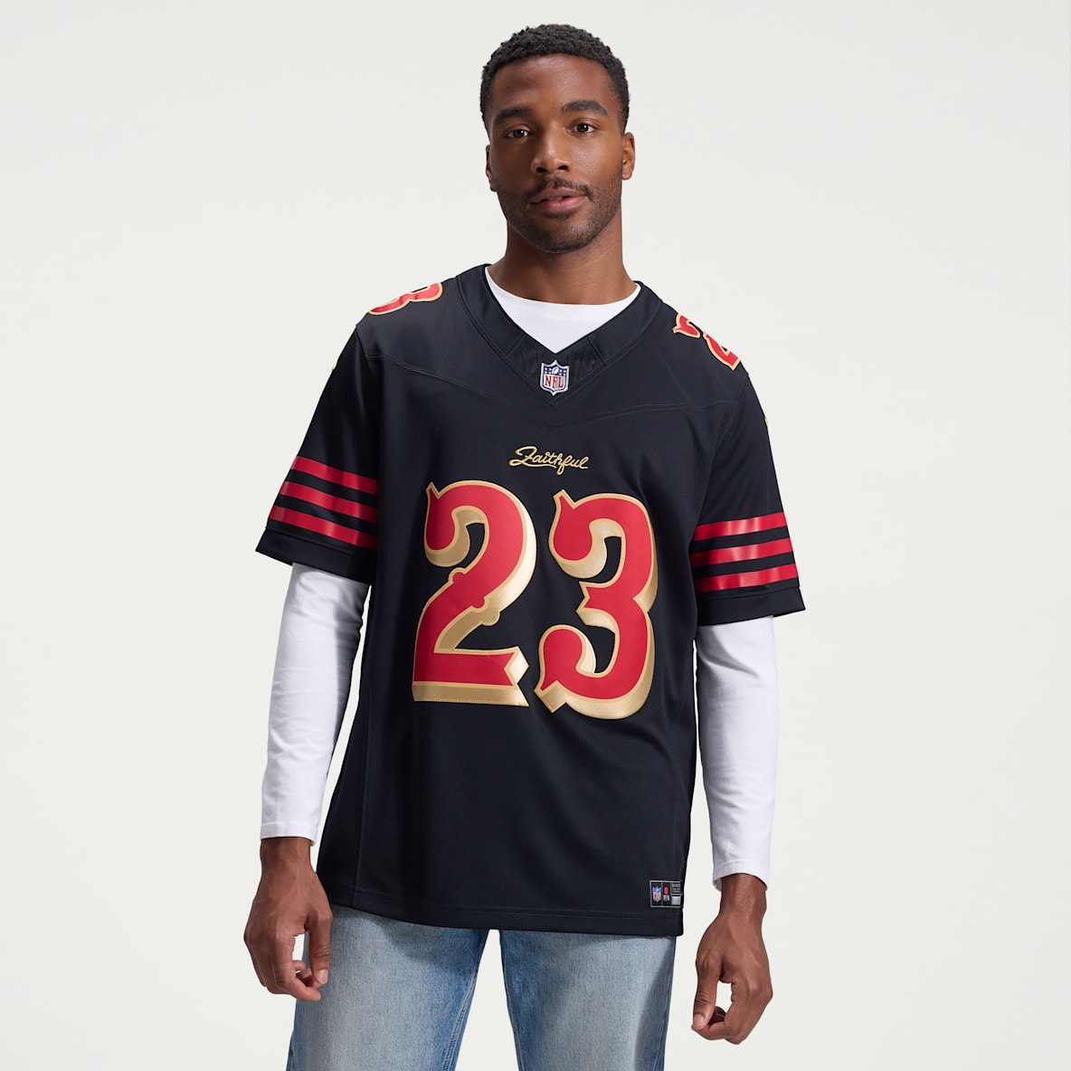 Christian McCaffrey San Francisco 49ers Rivalries Collection Men's Nike Dri-FIT NFL Limited Jersey