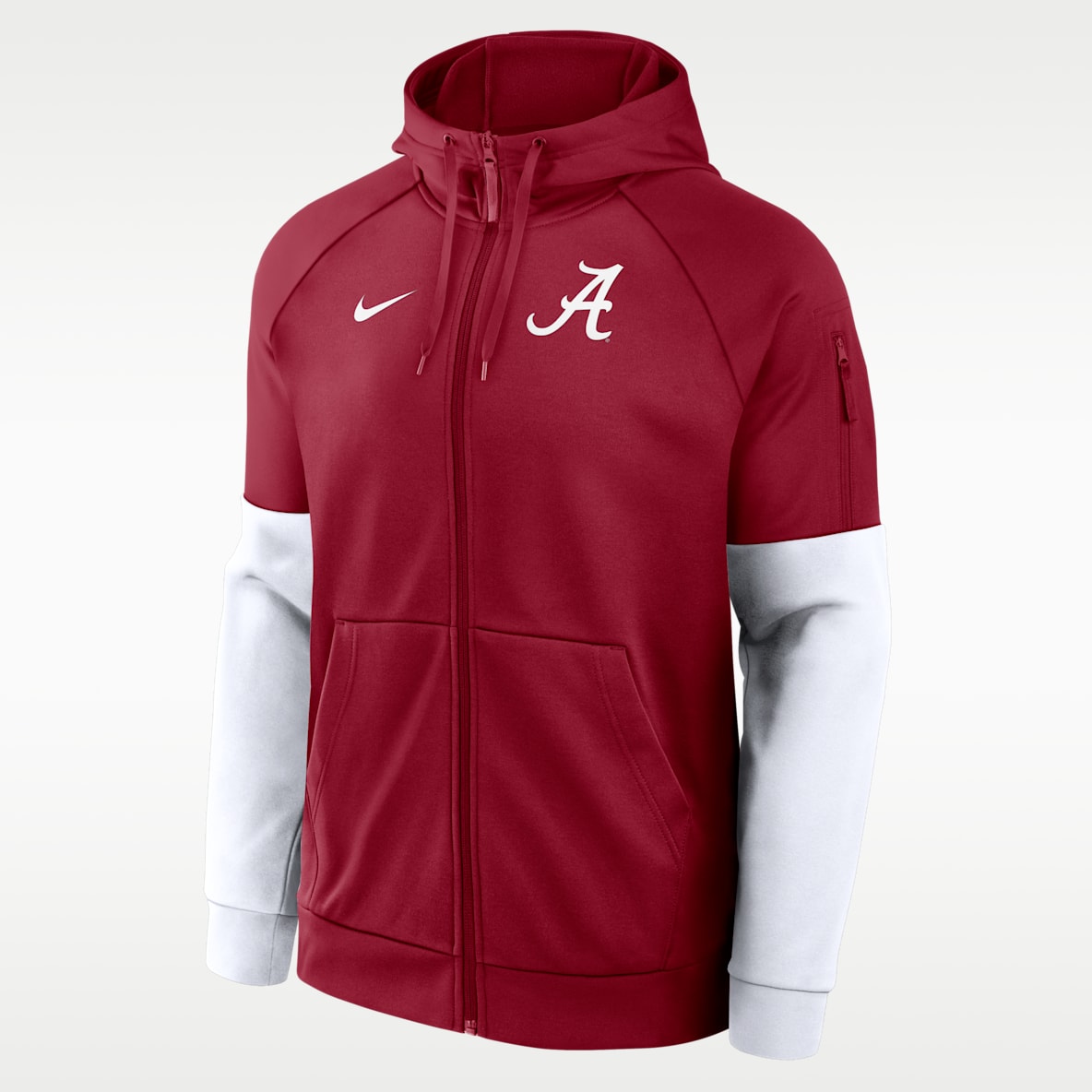 Alabama Primetime Men's Nike Therma-FIT College Full-Zip Hoodie