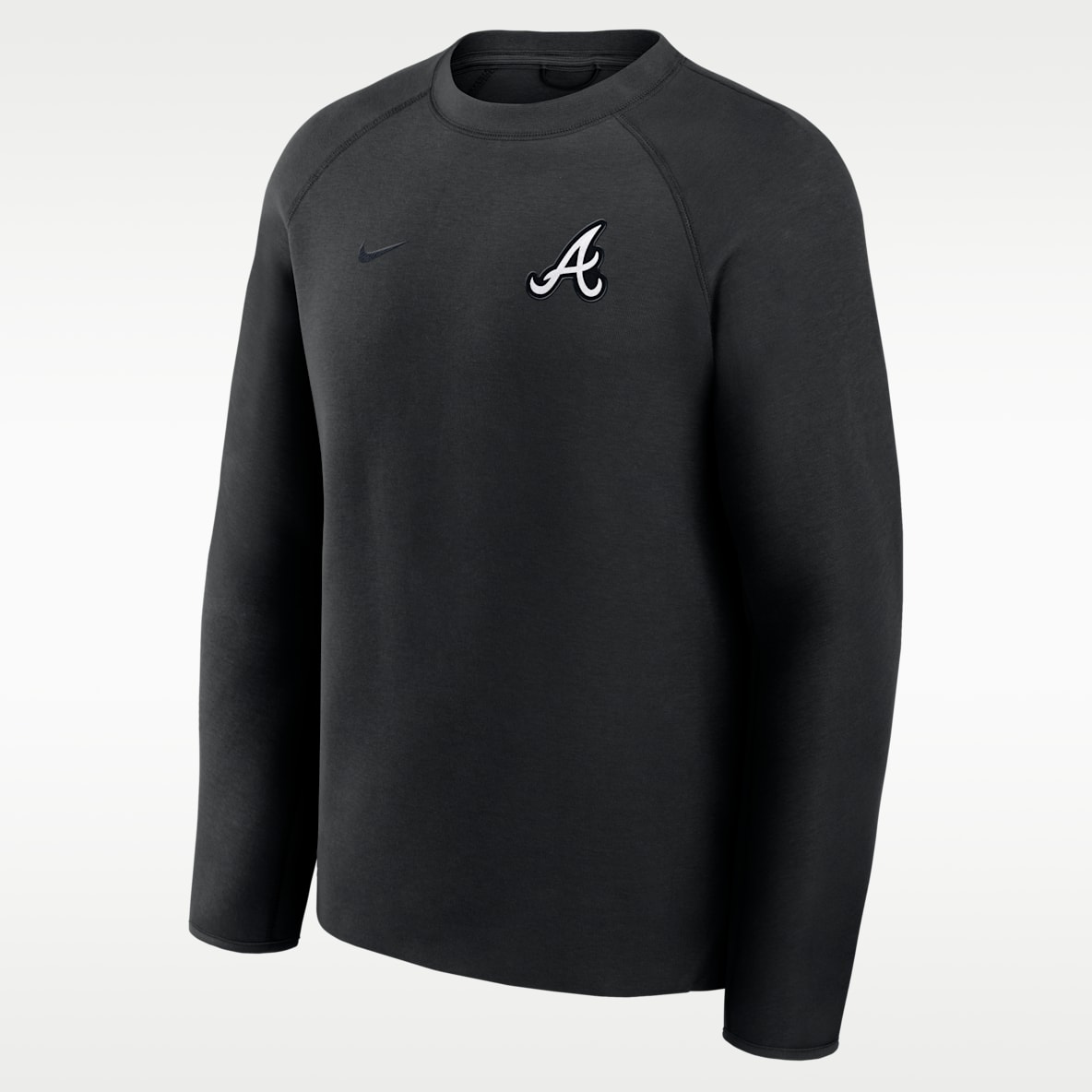 Atlanta Braves Tech Fleece Men's Nike MLB Pullover Crew