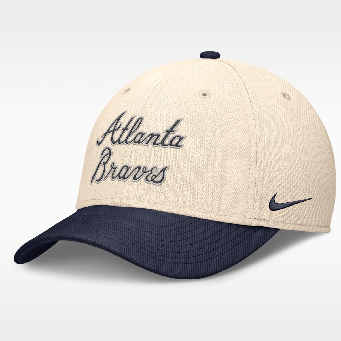 Atlanta Braves Statement Rise Swoosh Men's Nike Dri-FIT MLB Hat