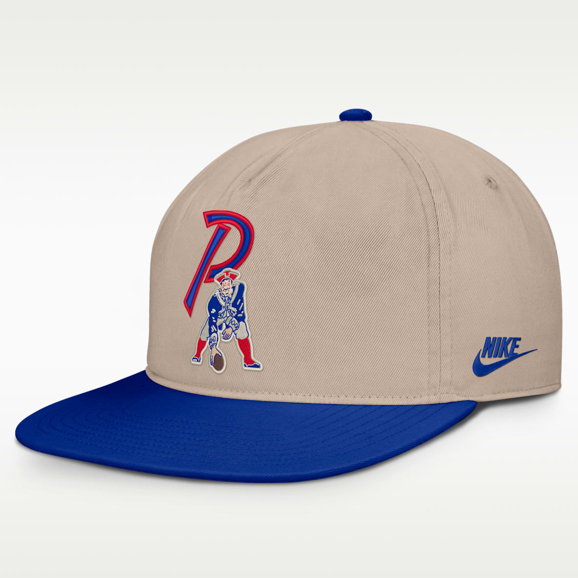 New England Patriots Rewind Pro Gorra ajustable Nike de la NFL para hombre