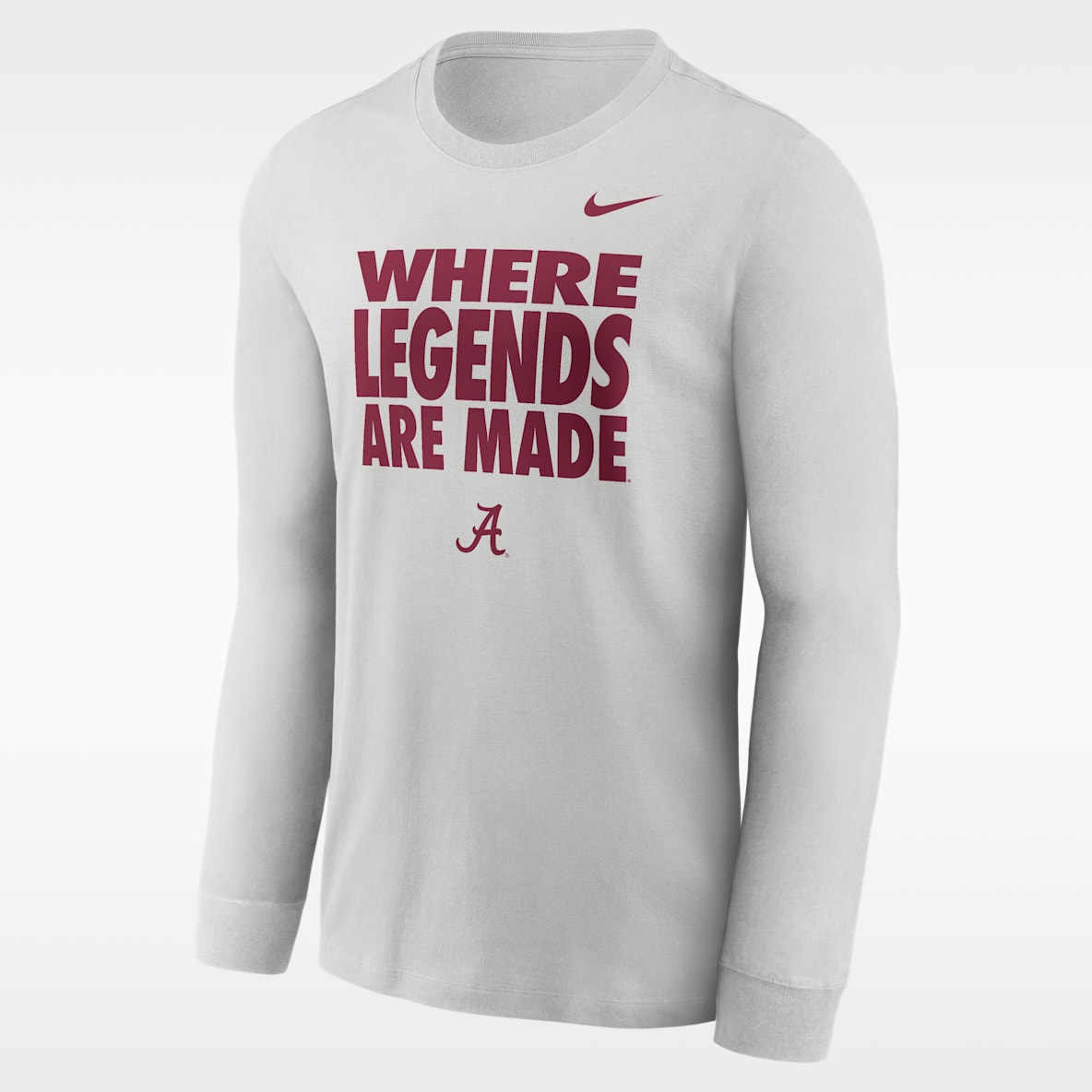 Alabama Sideline Slogan Men's Nike Dri-FIT College Long-Sleeve T-Shirt