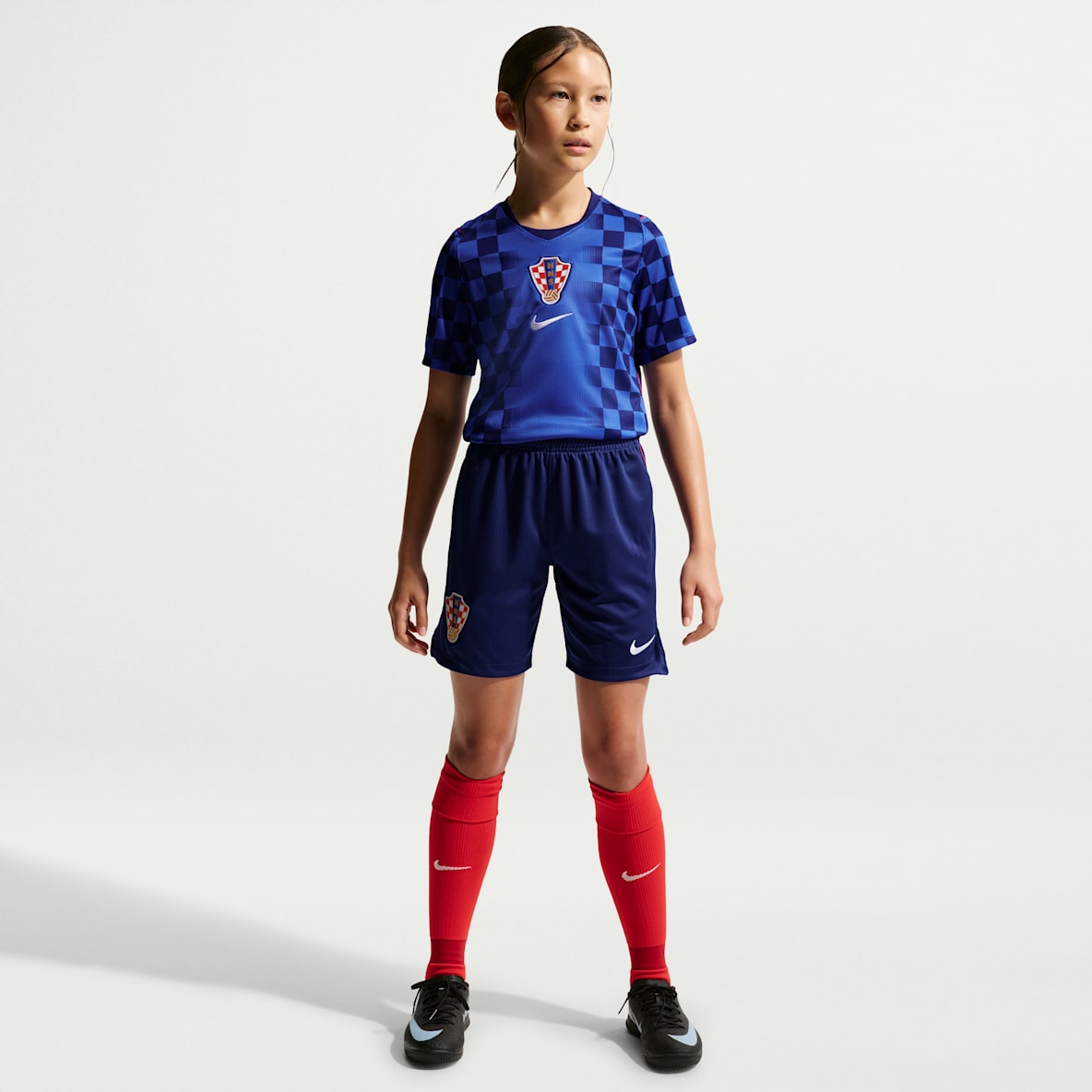 Croatie 2026 Stadium Extérieur Short de foot Replica Nike Dri-FIT pour ado