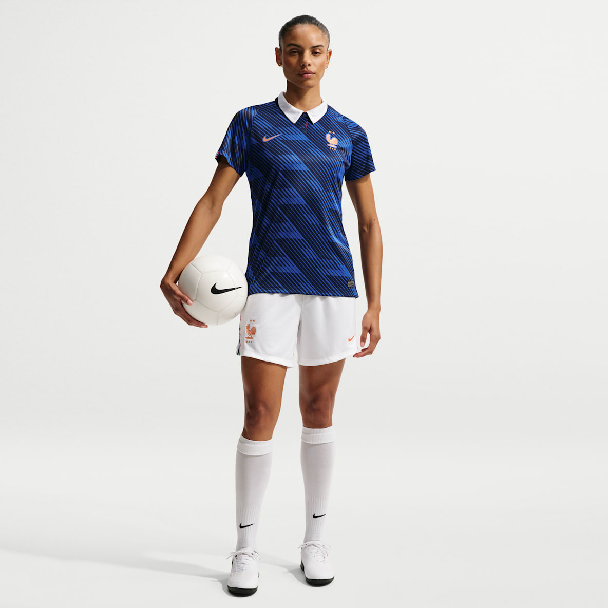 FFF 2026 Stadium Domicile Short de foot Replica Nike Dri-FIT pour femme