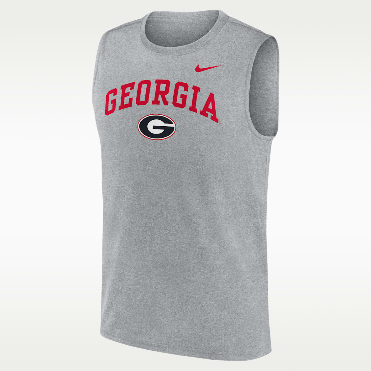 Georgia Primetime Arch Legend Men's Nike Dri-FIT College Muscle Tank Top