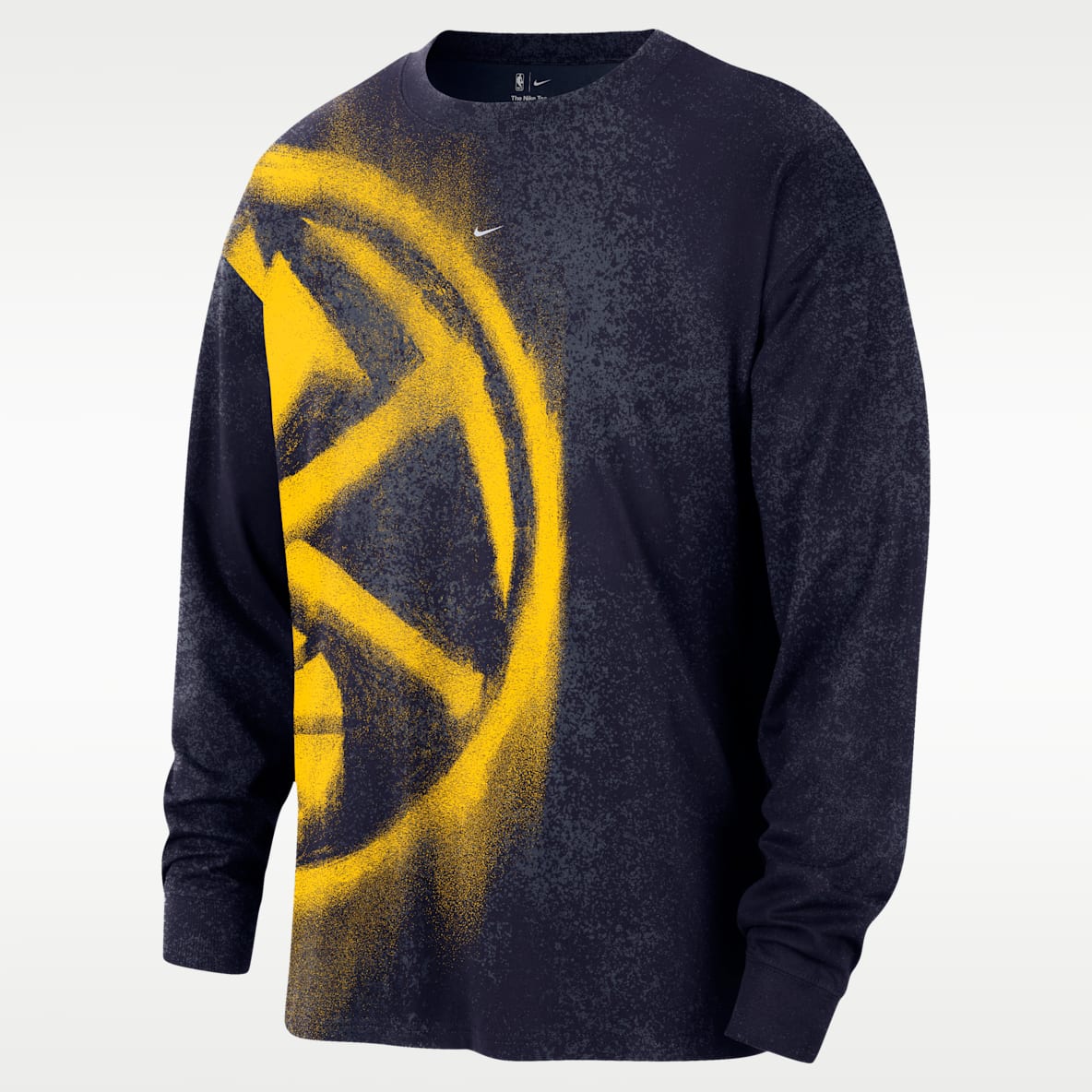 Denver Nuggets Essential Anthem Men's Long-Sleeve Basketball T-Shirt