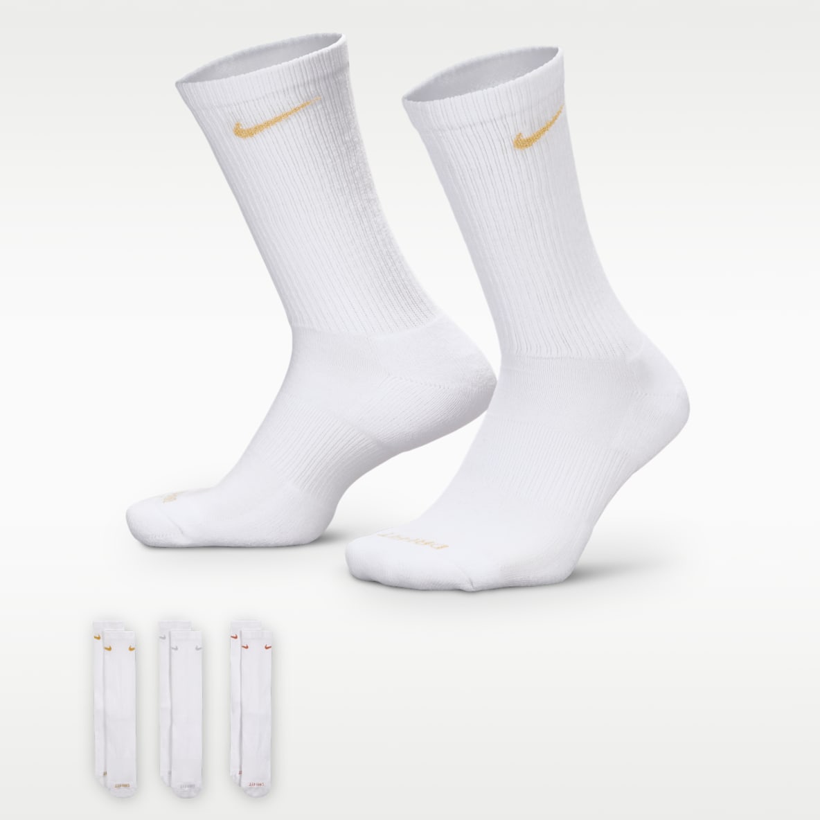 Nike Everyday Plus Cushioned Training Crew Socks (3 Pairs)