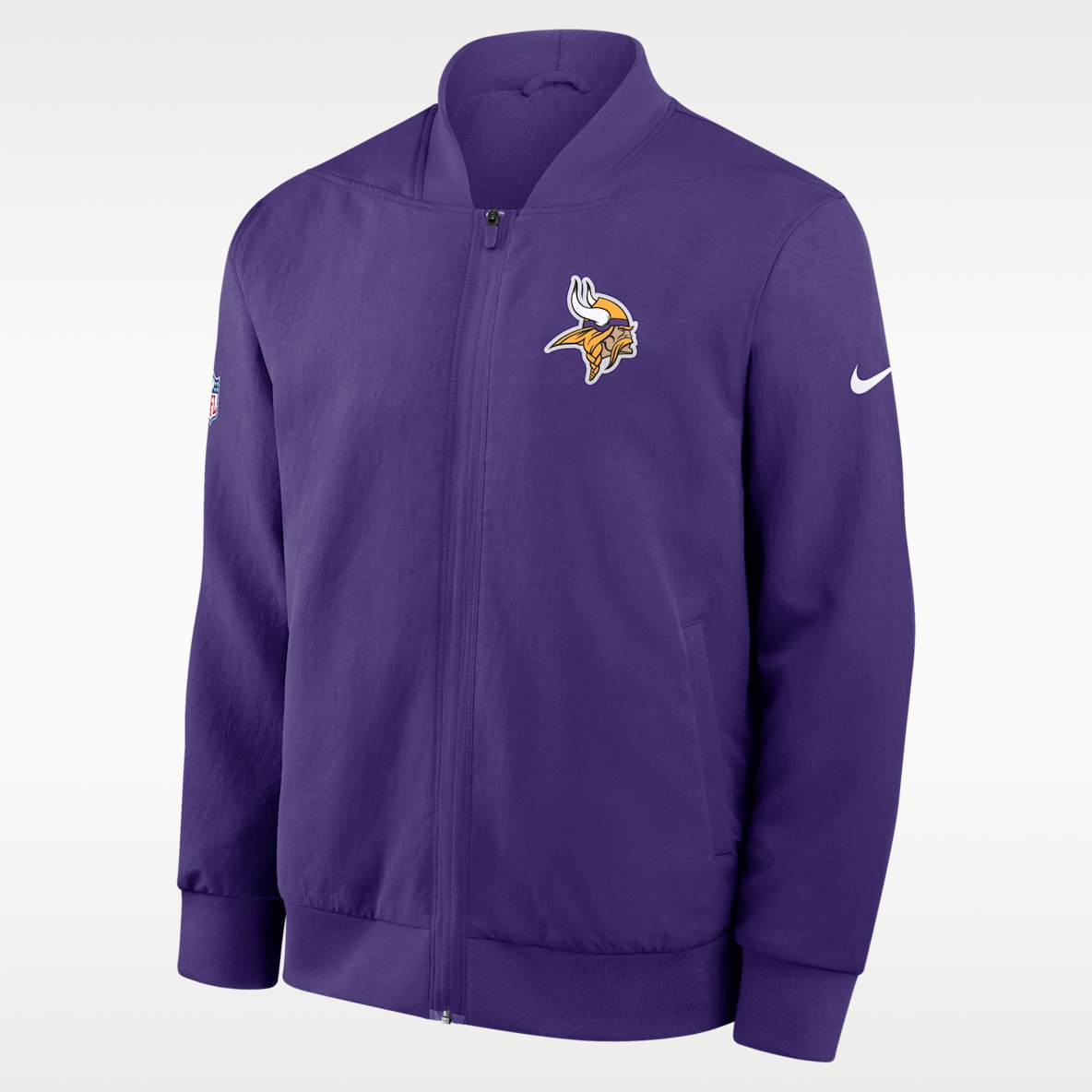 Minnesota Vikings Sideline Men's Nike NFL Full-Zip Bomber Jacket