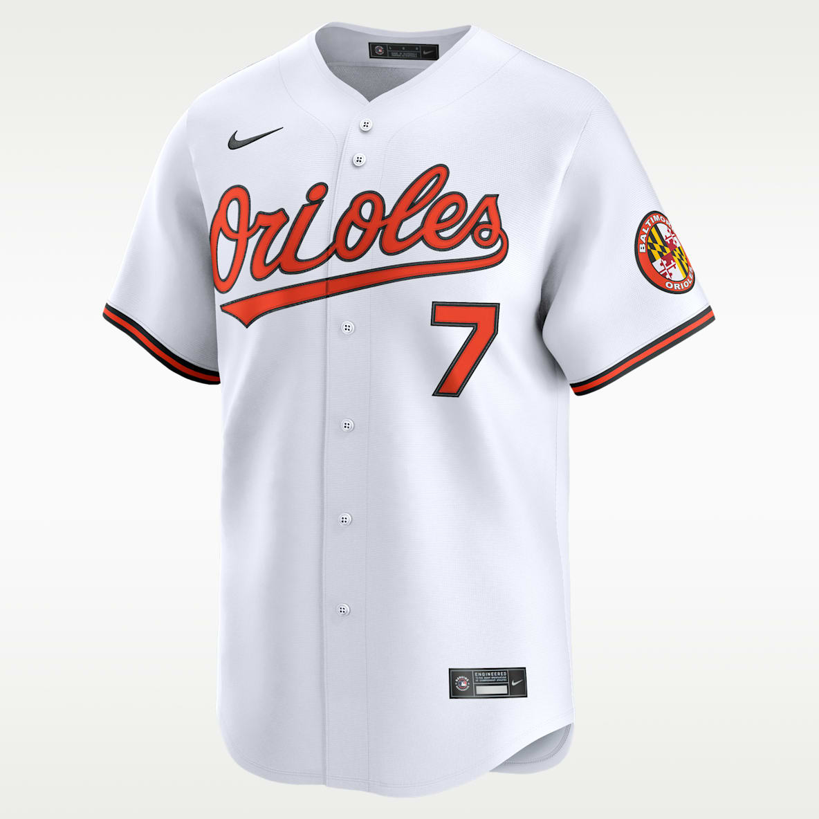 Jackson Holliday Baltimore Orioles Men's Nike Dri-FIT MLB Limited Jersey